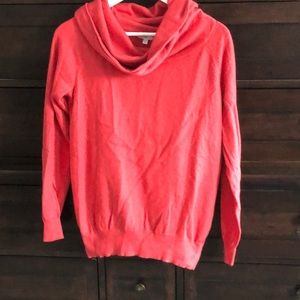 GAP Orange Cowl Neck Sweater